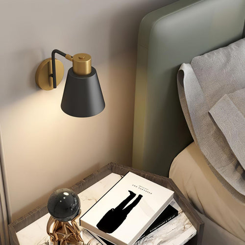 Adjustable Industrial Metal Wall Light for Living Room or Bedroom - Chic and Functional Lighting
