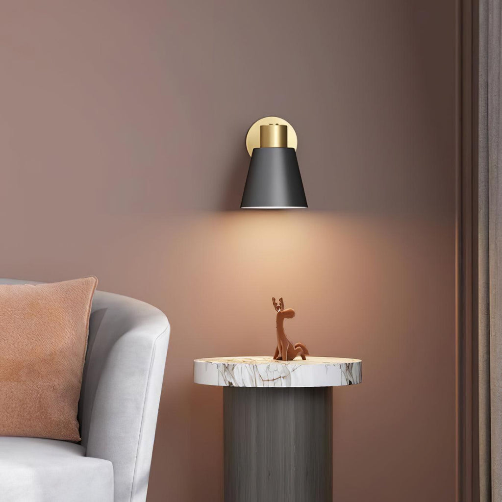 Adjustable Industrial Metal Wall Light for Living Room or Bedroom - Chic and Functional Lighting