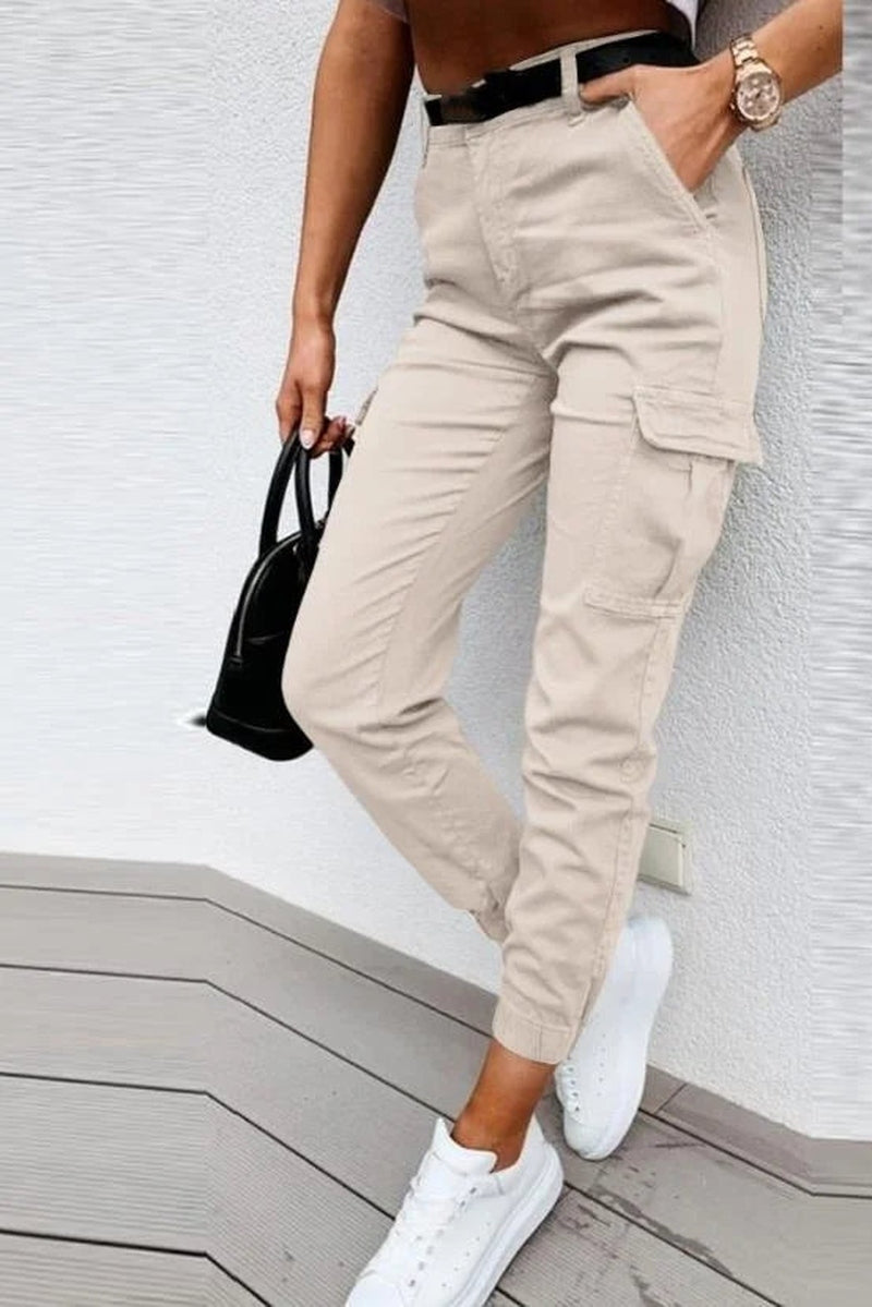 Trendoire-Broeken-Fleur - modieuze cargo broek