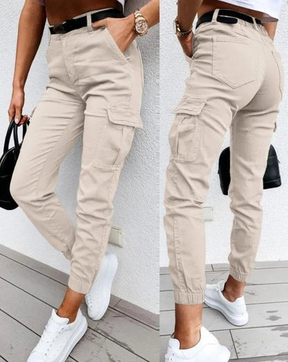 Trendoire-Broeken-Fleur - modieuze cargo broek