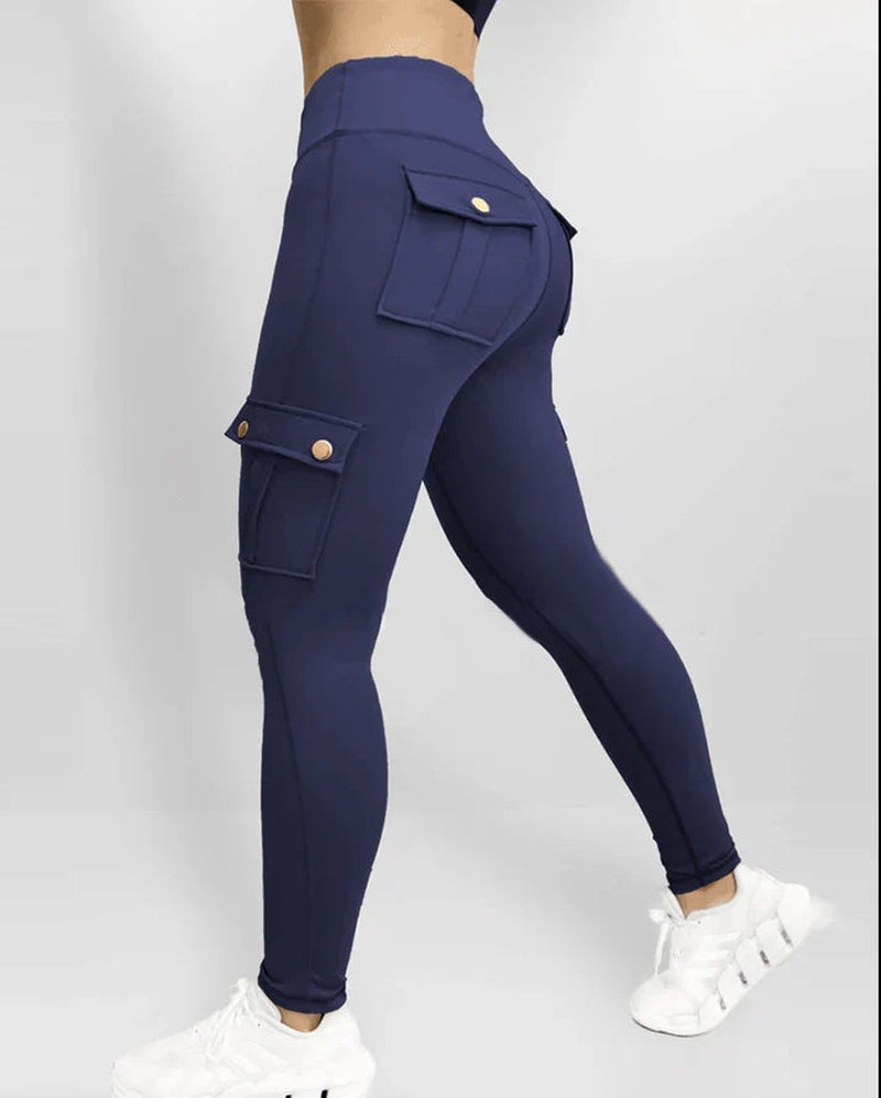 Trendoire-Broeken-Hebe - stretch cargo legging