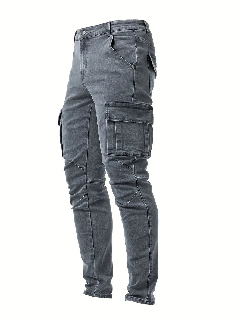 Trendoire-Broeken-Mathias - stretch cargo jeans