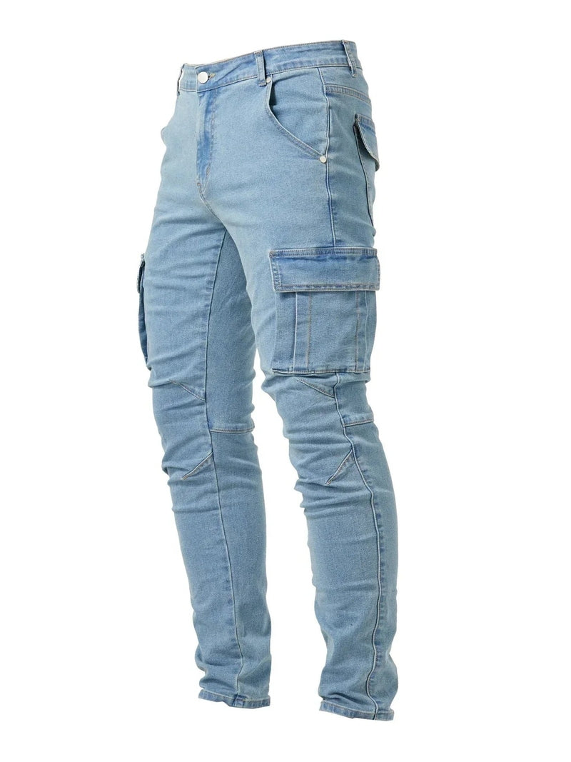 Trendoire-Broeken-Mathias - stretch cargo jeans