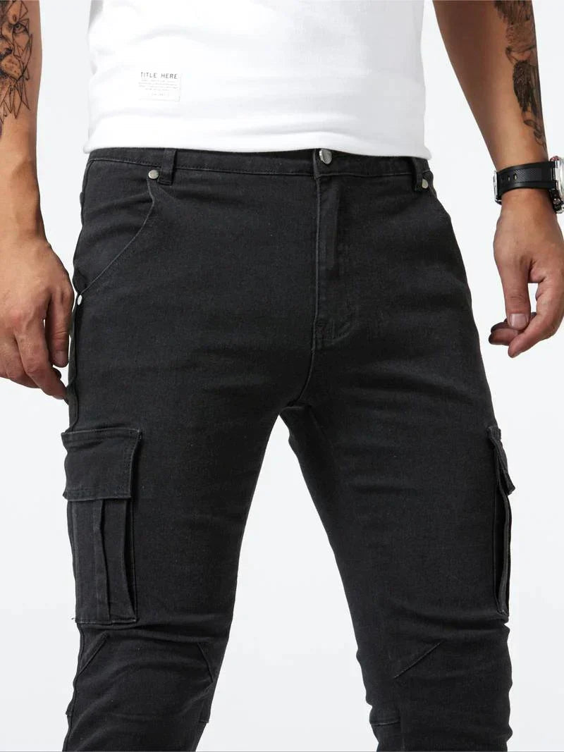 Trendoire-Broeken-Mathias - stretch cargo jeans