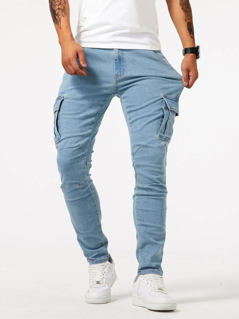 Trendoire-Broeken-Mathias - stretch cargo jeans