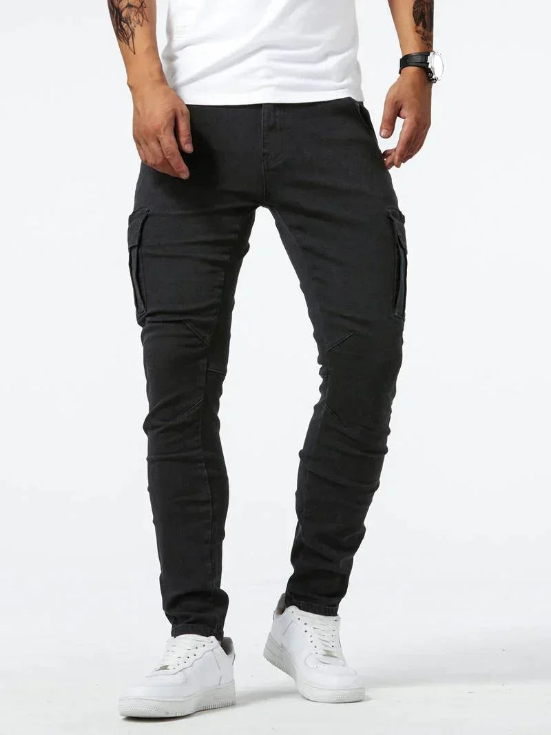 Trendoire-Broeken-Mathias - stretch cargo jeans