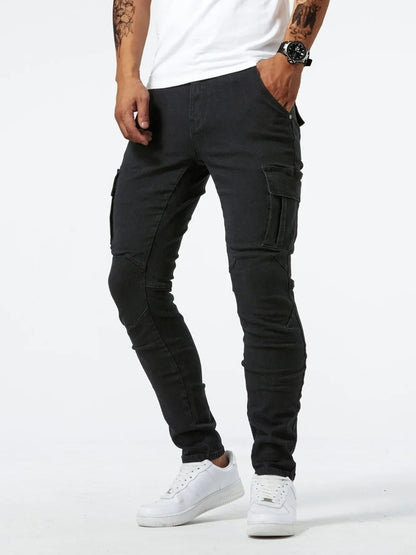 Trendoire-Broeken-Mathias - stretch cargo jeans