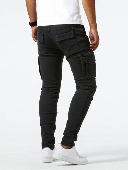 Trendoire-Broeken-Mathias - stretch cargo jeans