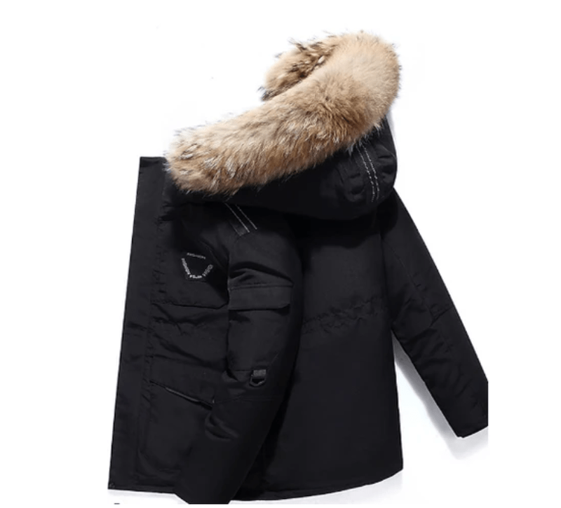 Trendoire-Jassen-Bryan - luxe winterjas met warme bontkraag