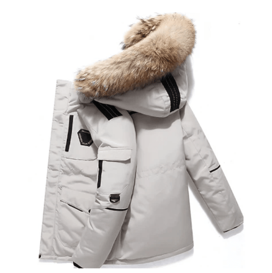 Trendoire-Jassen-Bryan - luxe winterjas met warme bontkraag