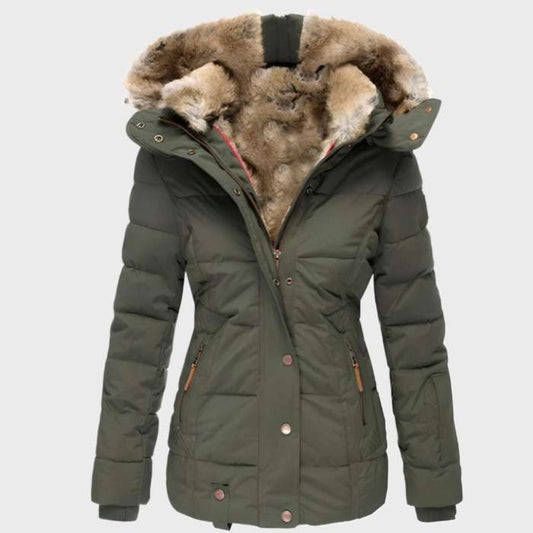 Trendoire-Jassen-Laurine - luxe winterjas met bontvoering