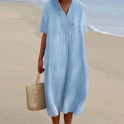Trendoire-Jurken-Casual losse jurk in levendige kleuren