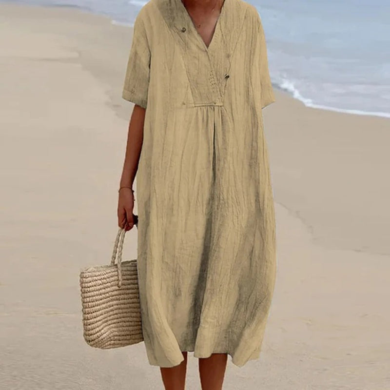 Trendoire-Jurken-Casual losse jurk in levendige kleuren