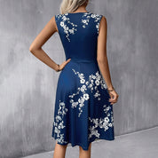 Trendoire-Jurken-Elegante midi jurk met knielengte