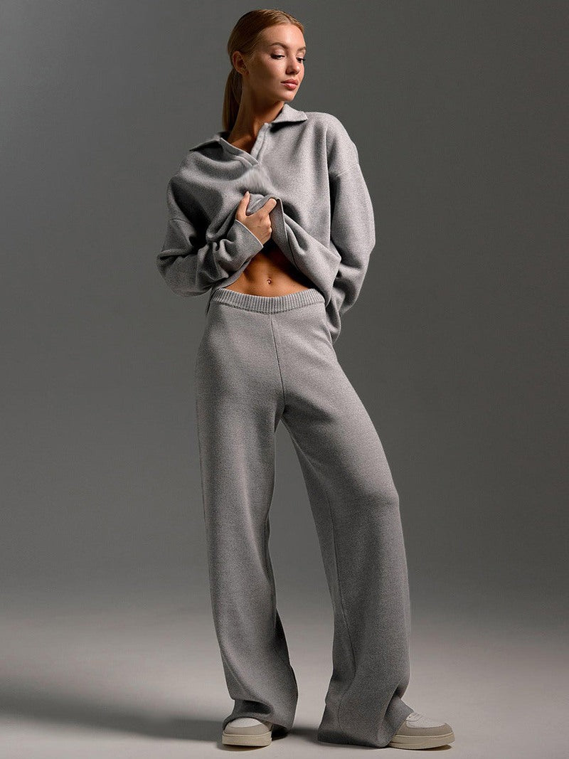 Trendoire-Outfit sets-Esmee - Luxe gebreide tracksuit