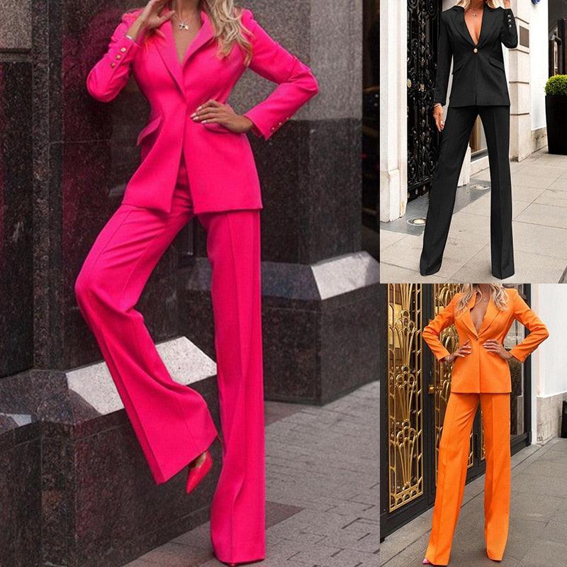 Trendoire-Outfit sets-Liana - elegante blazer & pantalon