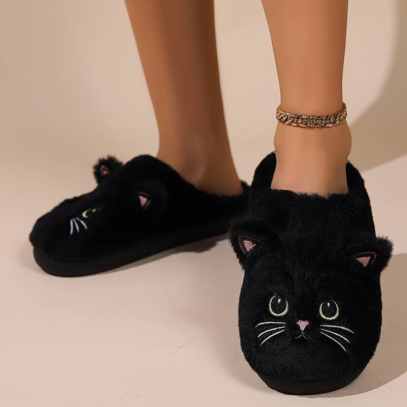 Trendoire Schoenen Zachte pluche katten pantoffels voor maximaal comfort