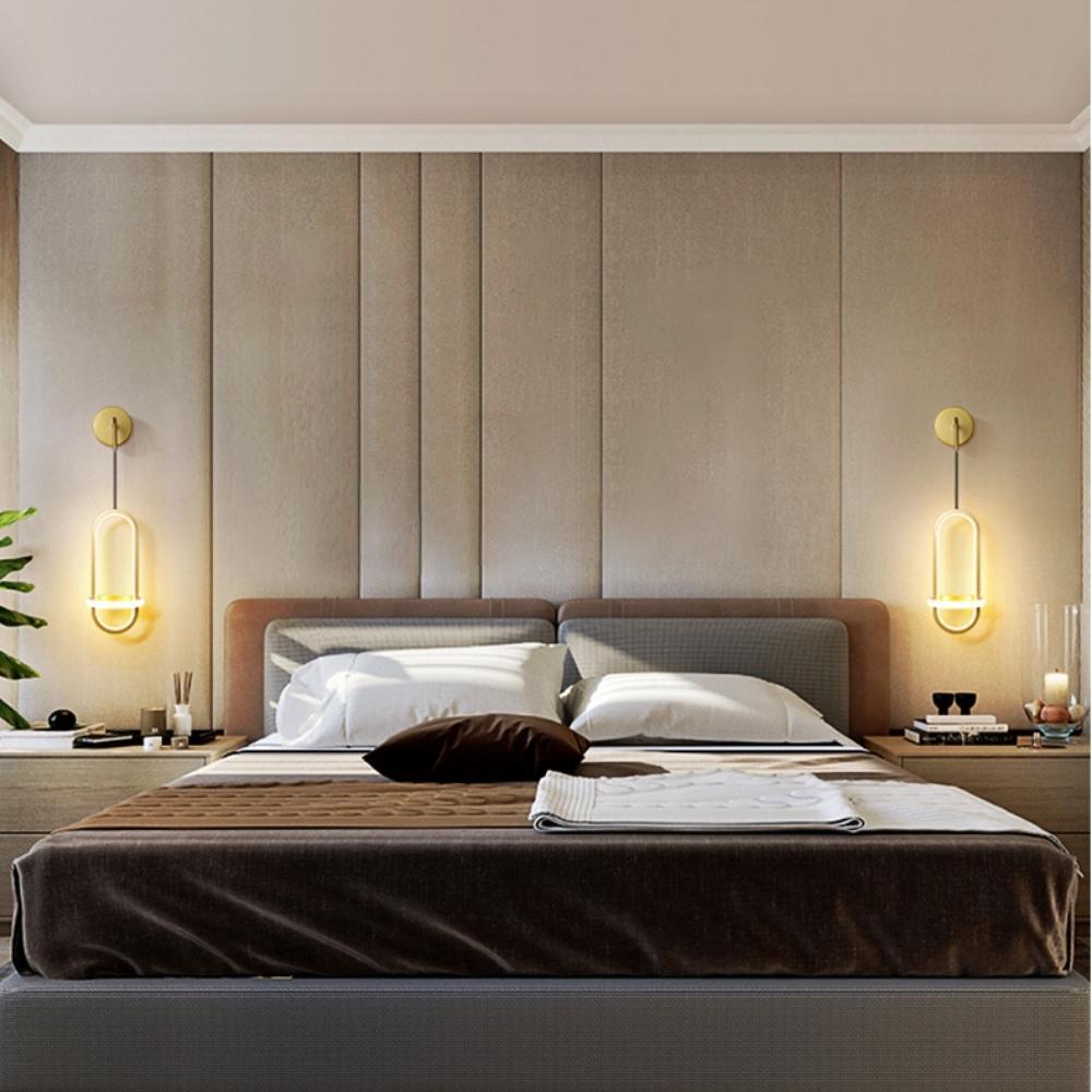 Oval Acrylic Designer Wall Light - Soft LED Lighting for Living Room and Bedroom
