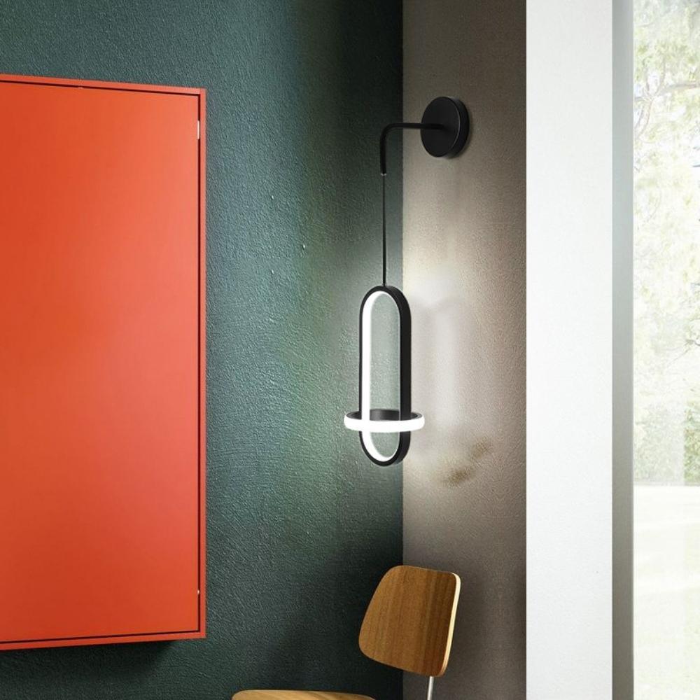 Oval Acrylic Designer Wall Light - Soft LED Lighting for Living Room and Bedroom