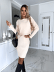 Elegante en Sierlijke Jurk en Trui set