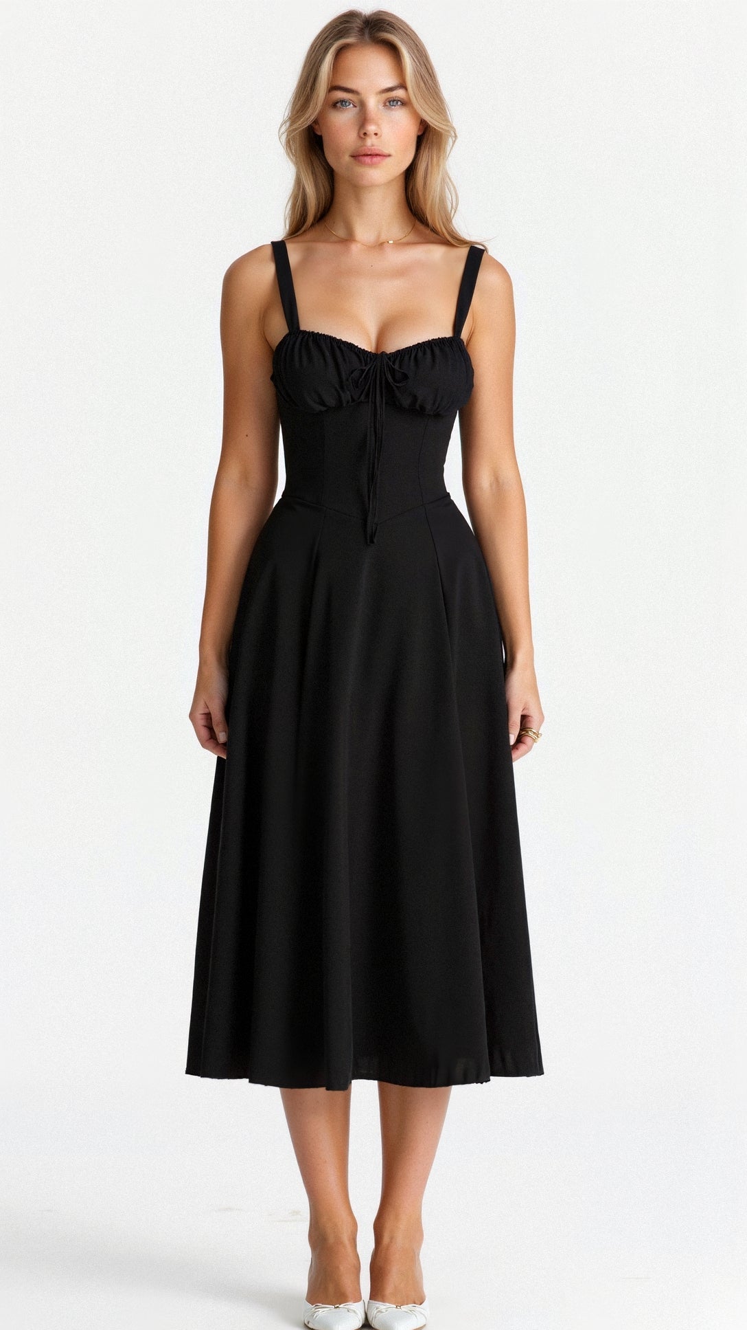 Variant image for Corset Midikleid met Vloeiende Rok-6