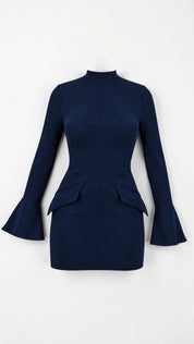 Variant image for Elegante Mini Jurk Zwart Met Lange Mouwen-5