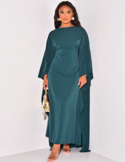 Variant image for Elegante Maxikleed met Vloeiende Cape-11