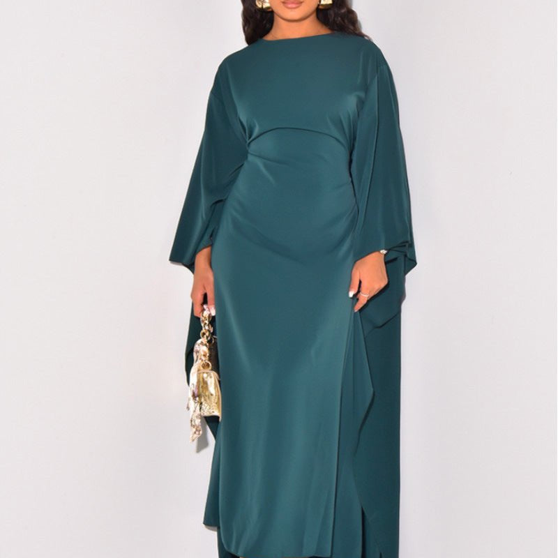Variant image for Elegante Maxikleed met Vloeiende Cape-11