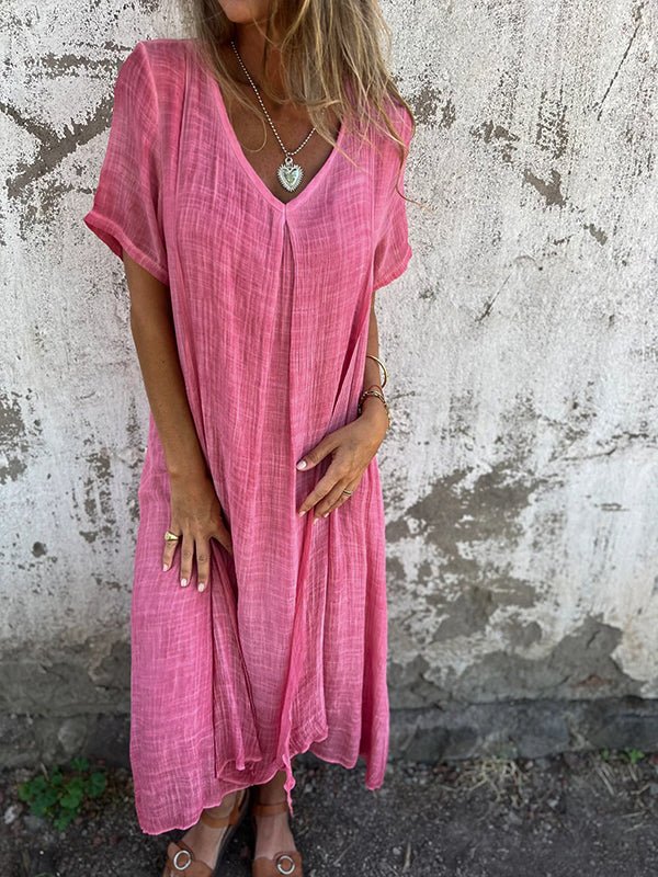 Luchtige Midi Jurk met Losse Fit-6