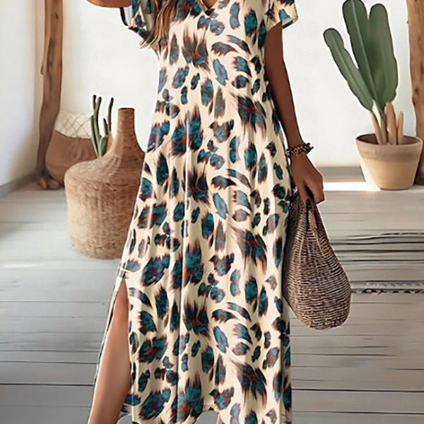 Variant image for Luchtige Maxi Jurk Met Print Zomer-16