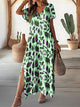 Luchtige Maxi Jurk Met Zomerse Print