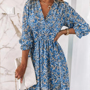 Variant image for Bloemen Mini Jurk met Flatterende Pasvorm-18