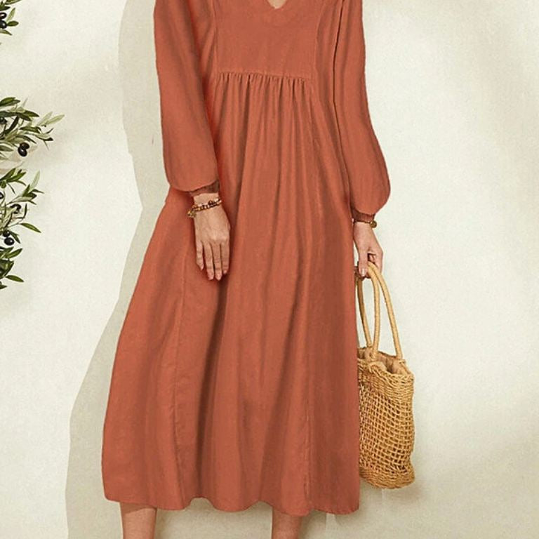 Variant image for Lichte Midi Jurk met Elegante Pasvorm-13