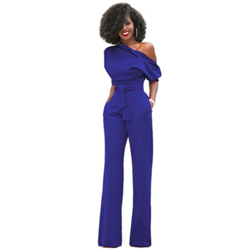 Variant image for Elegante Jumpsuit Zwart met Slank Silhouet-5