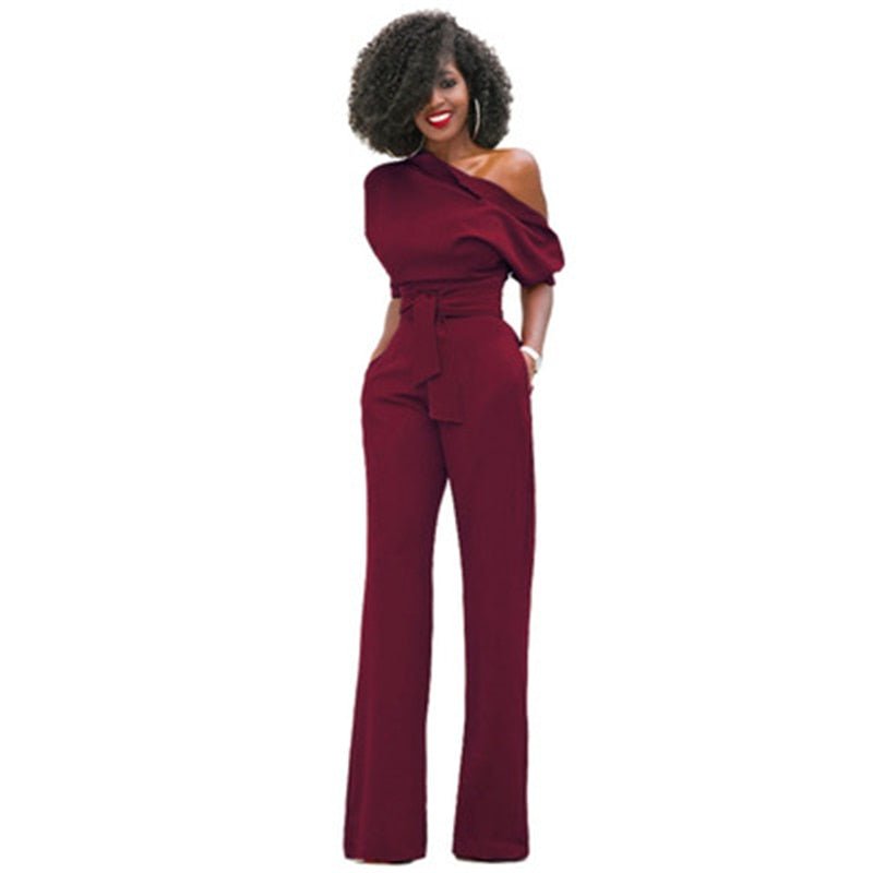Variant image for Elegante Jumpsuit Zwart met Slank Silhouet-31