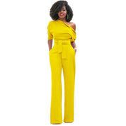Variant image for Elegante Jumpsuit Zwart met Slank Silhouet-26